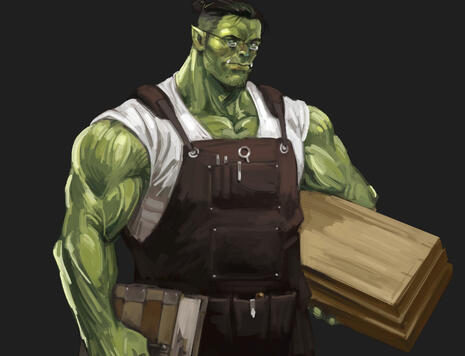 Jughrax the Orc Shipwright